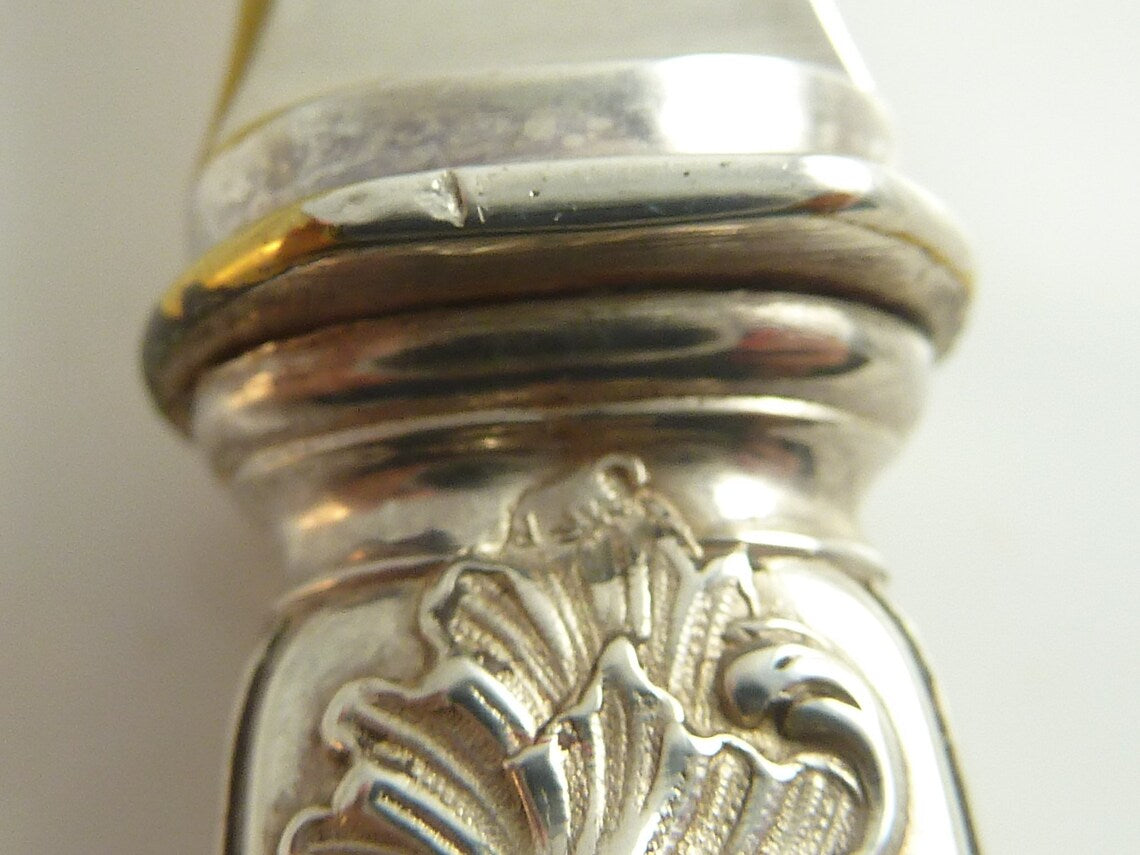 Silver Cheese Knife or Server, French Antique - 43 Chesapeake Court Antiques