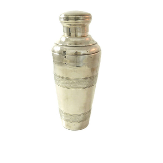 French Silver Cocktail Shaker, Art Deco - 43 Chesapeake Court Antqiues