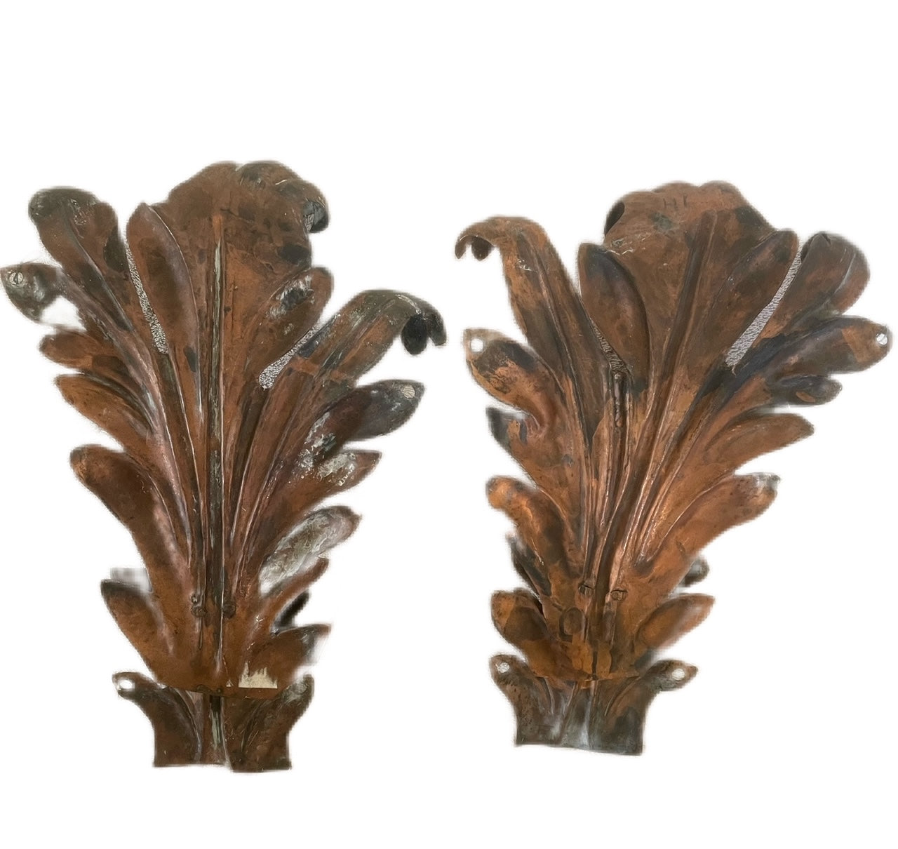 Pair of Copper Architectural Elements - 43 Chesapeake Court Antiques