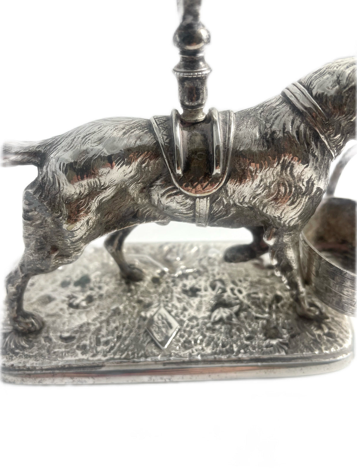 Antique Figural English Silver Plate Condiment Set - 43 Chesapeake Court Antiques