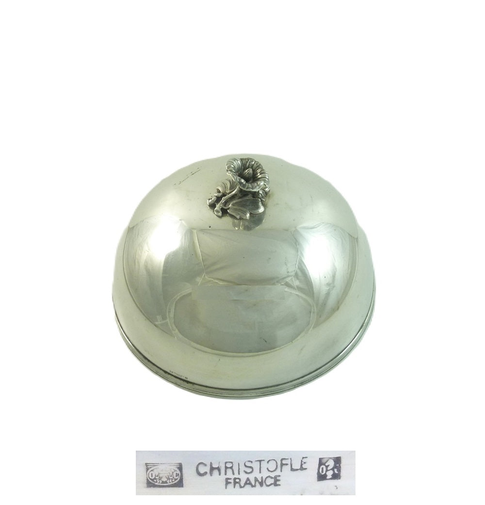 Christofle Silver Plate Food Dome, French Cloche- 43 Chesapeake Court Antiques