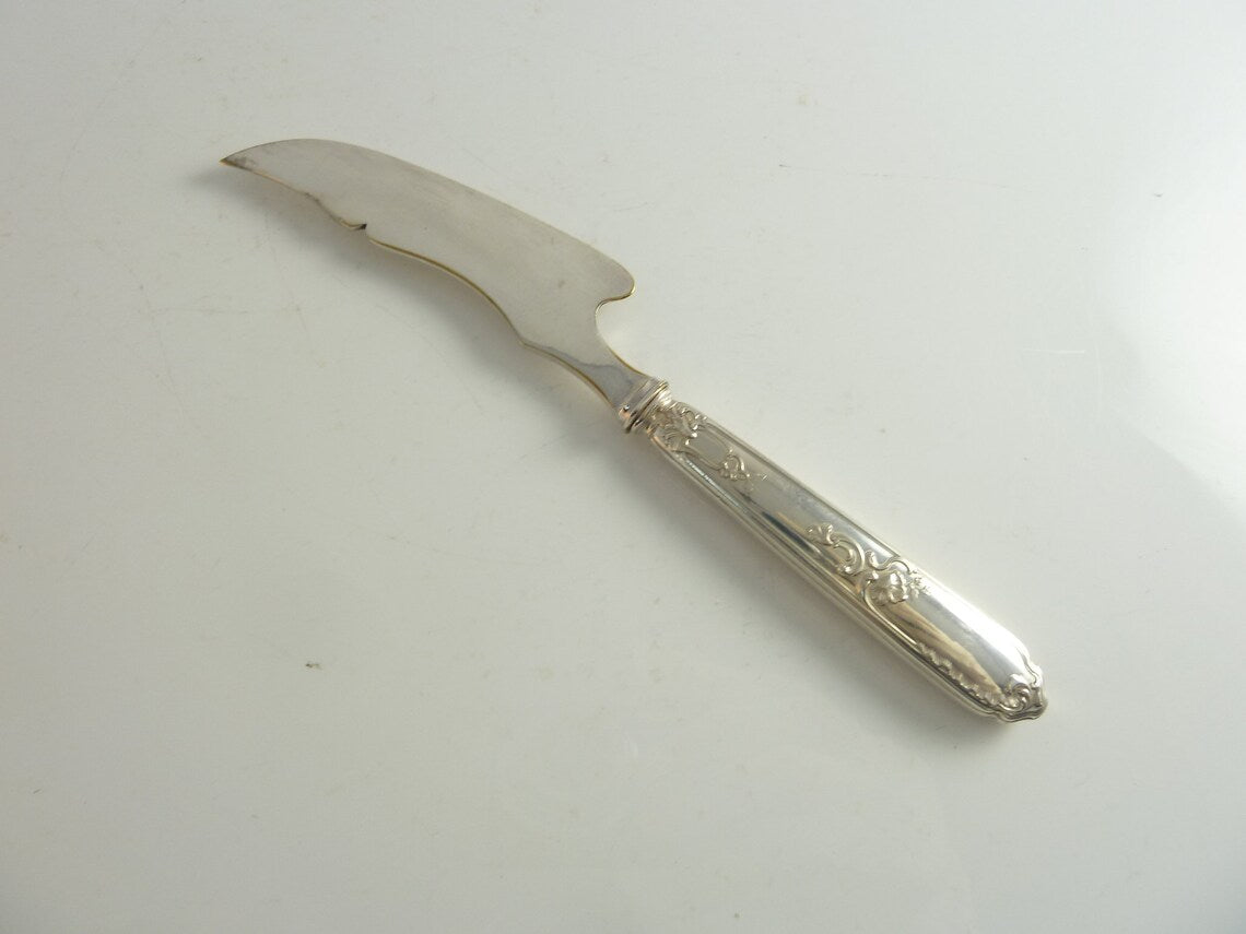 Silver Cheese Knife or Server, Sterling Handle - 43 Chesapeake Court Antiques