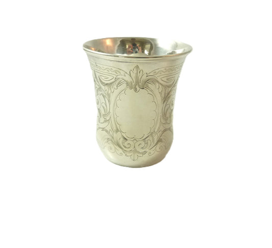 Antique French Sterling Silver Timbale - 43 Chesapeake Court Antiques