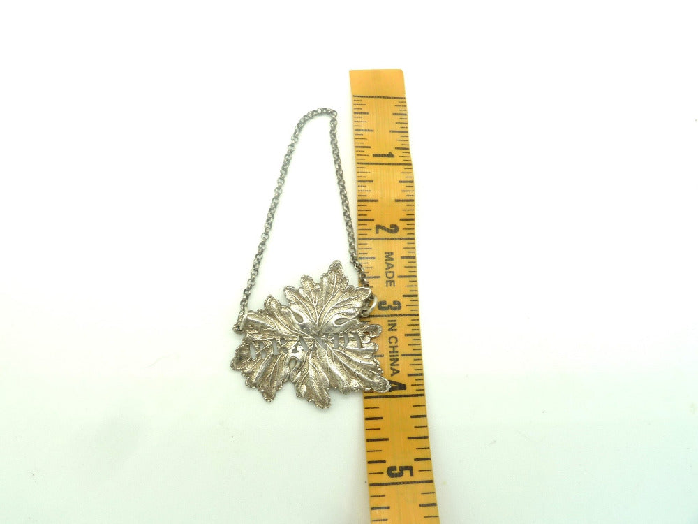 Antique Sterling Silver Wine Label for Decanter or Bottle Ticket for "Brandy" - 43 Chesapeake Court Antiques