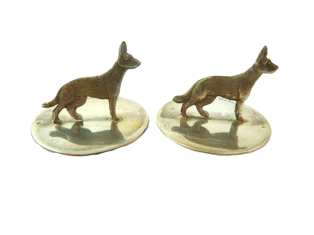 English Sterling Silver Place Card Holders/Menu Holders
