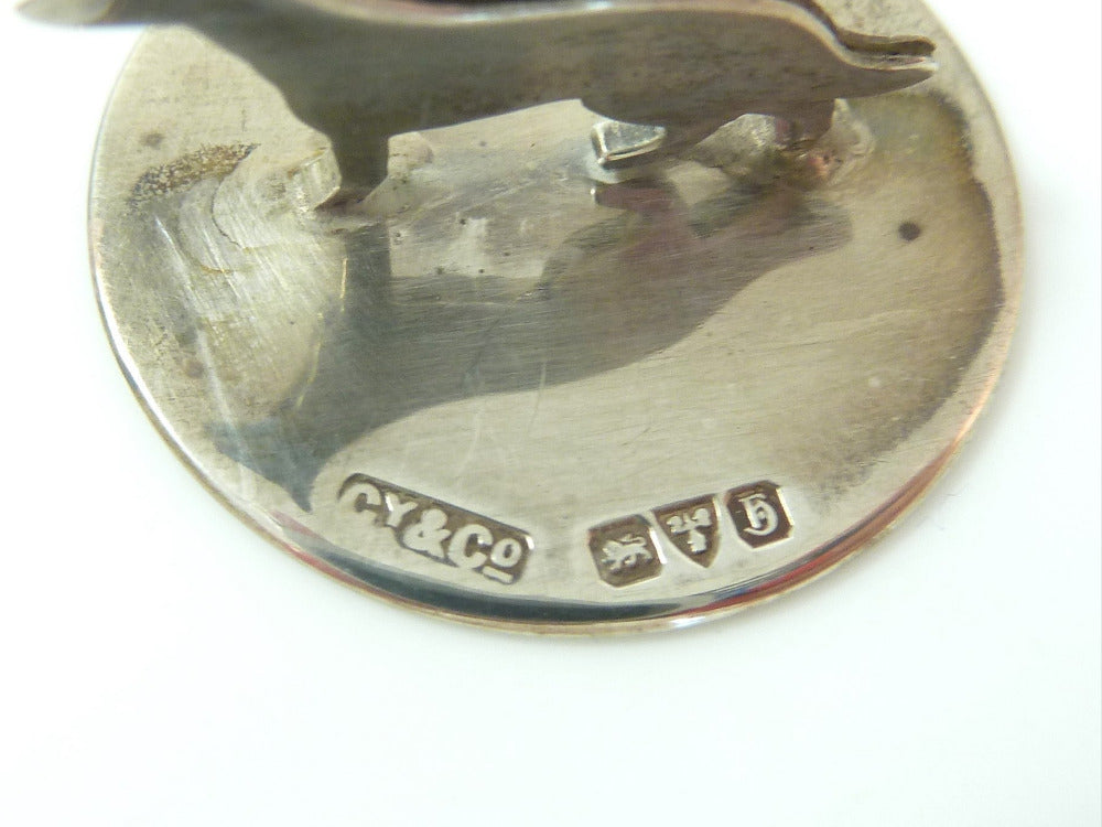 English Sterling Silver Place Card Holders/Menu Holders