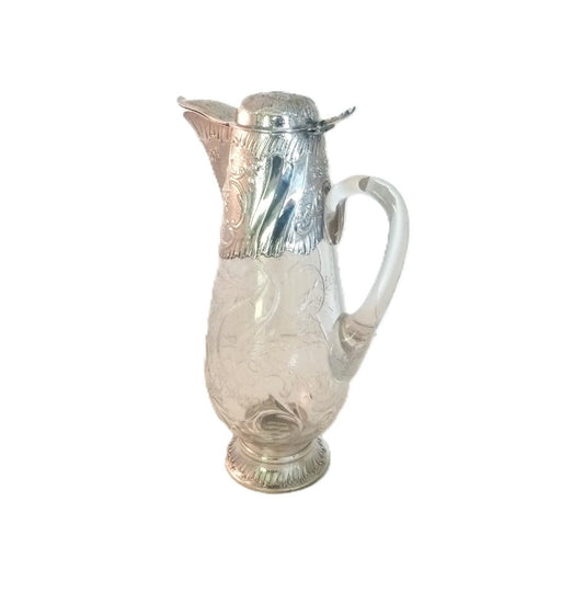 Sterling Silver Claret Jug, 19th C French - 43 Chesapeake Court Antiques