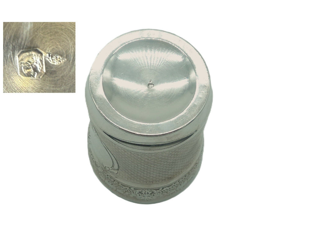 french sterling silver timbale, wine cup