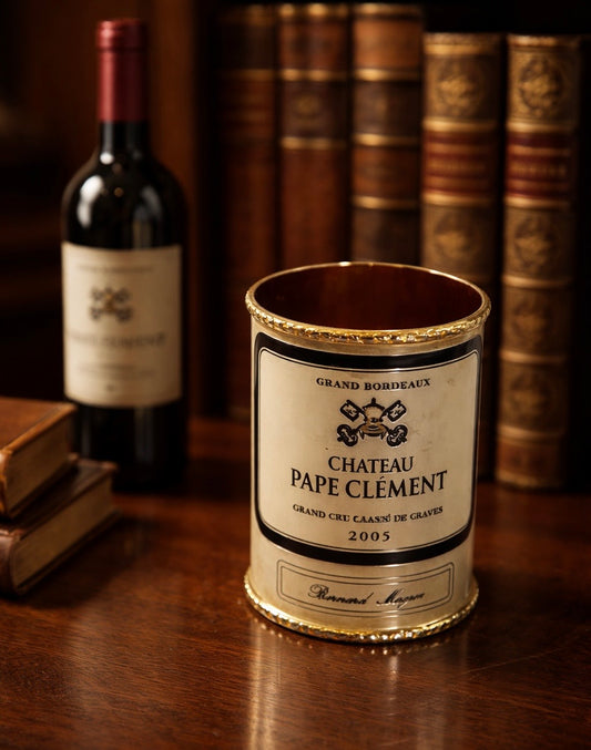 French Bordeaux Bottle Cover - French Wine Bottle Sleeve - 43 Chesapeake Court Antiques