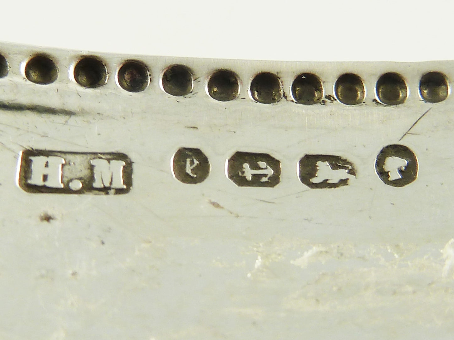 Antique Sterling Silver Wine Label or Bottle Ticket for Cognac Decanter Victorian - 43 Chesapeake Court Antiques