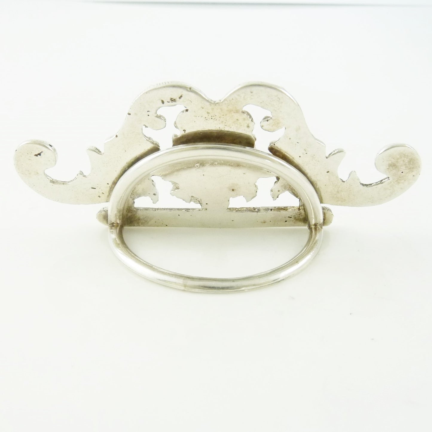 Antique English Sterling Silver Menu or Place Card Holder, Victorian Era - 43 Chesapeake Court Antiques