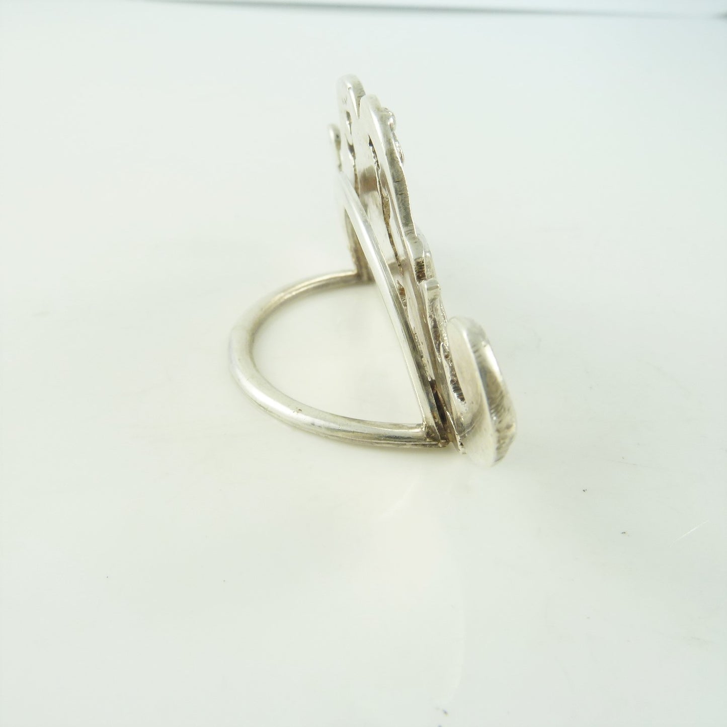 Antique English Sterling Silver Menu or Place Card Holder, Victorian Era - 43 Chesapeake Court Antiques