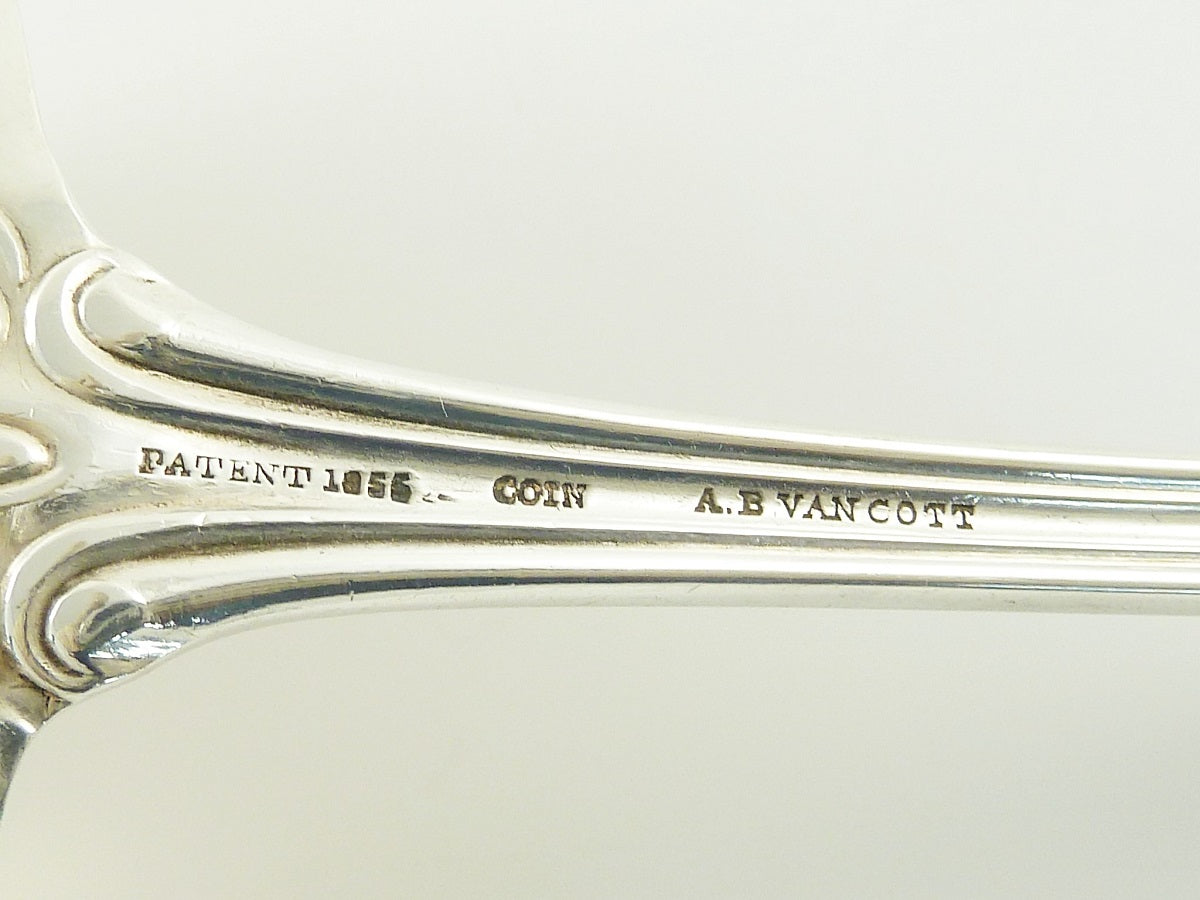 A,B. Vancott Coin Silver- 43 Chesapeake Court Antiques