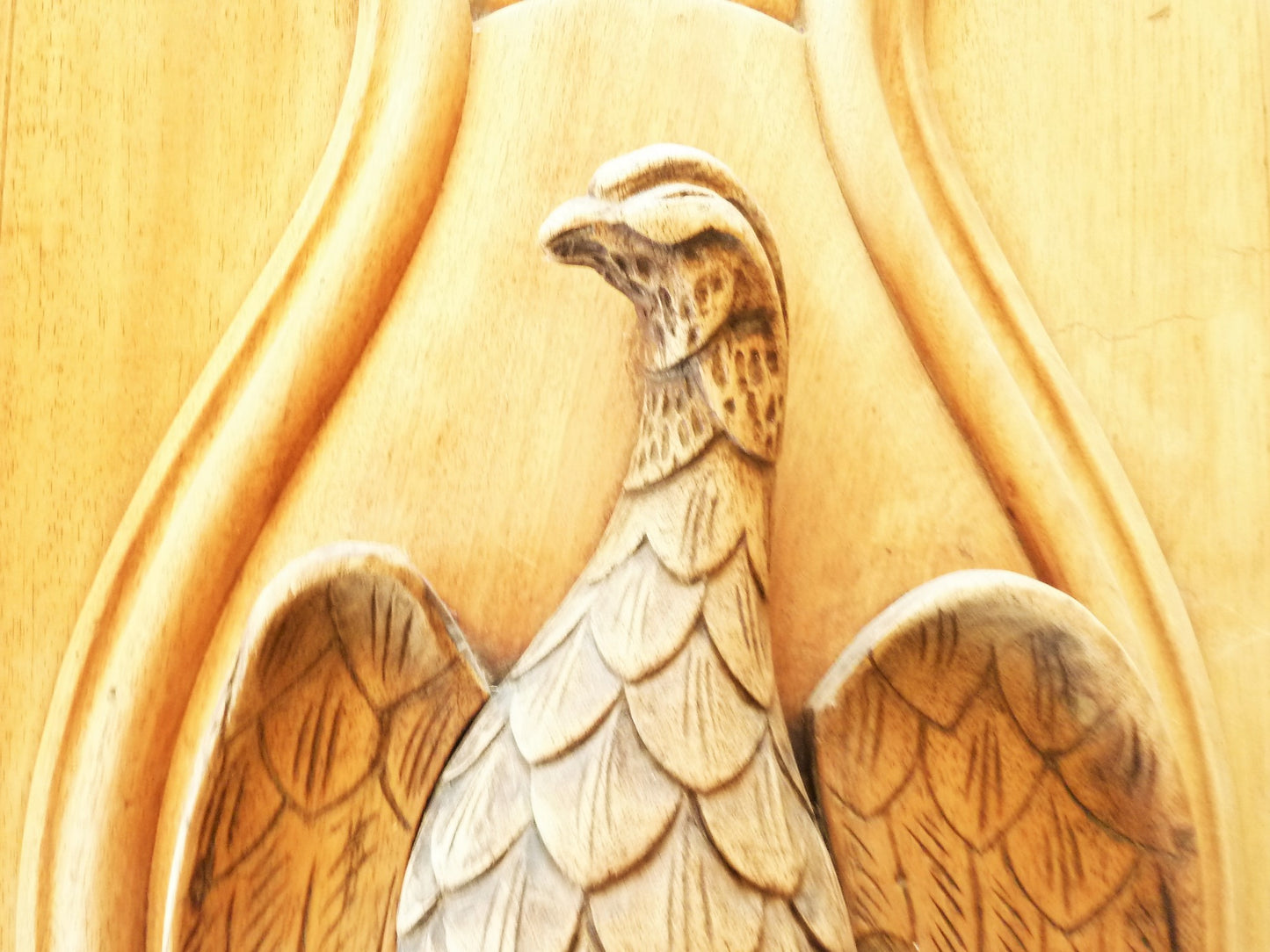 Antique Pair Carved Wood Panels with Sporting Theme, Game Birds - 43 Chesapeake Court Antiques