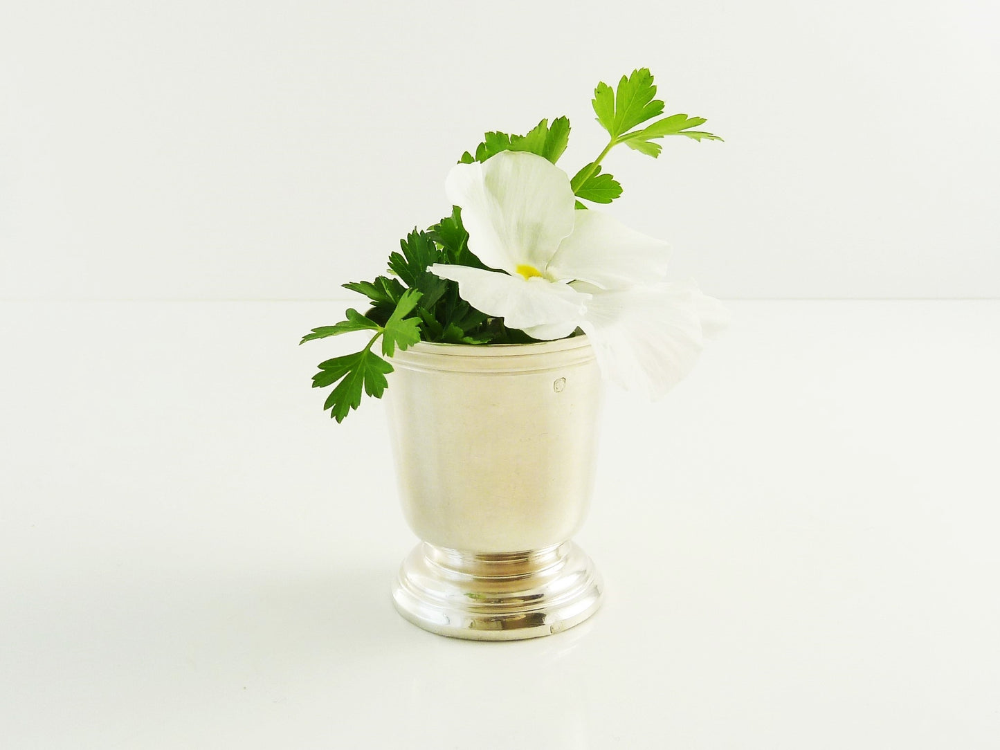 Christofle Sterling Silver Egg Cup, Classic Style