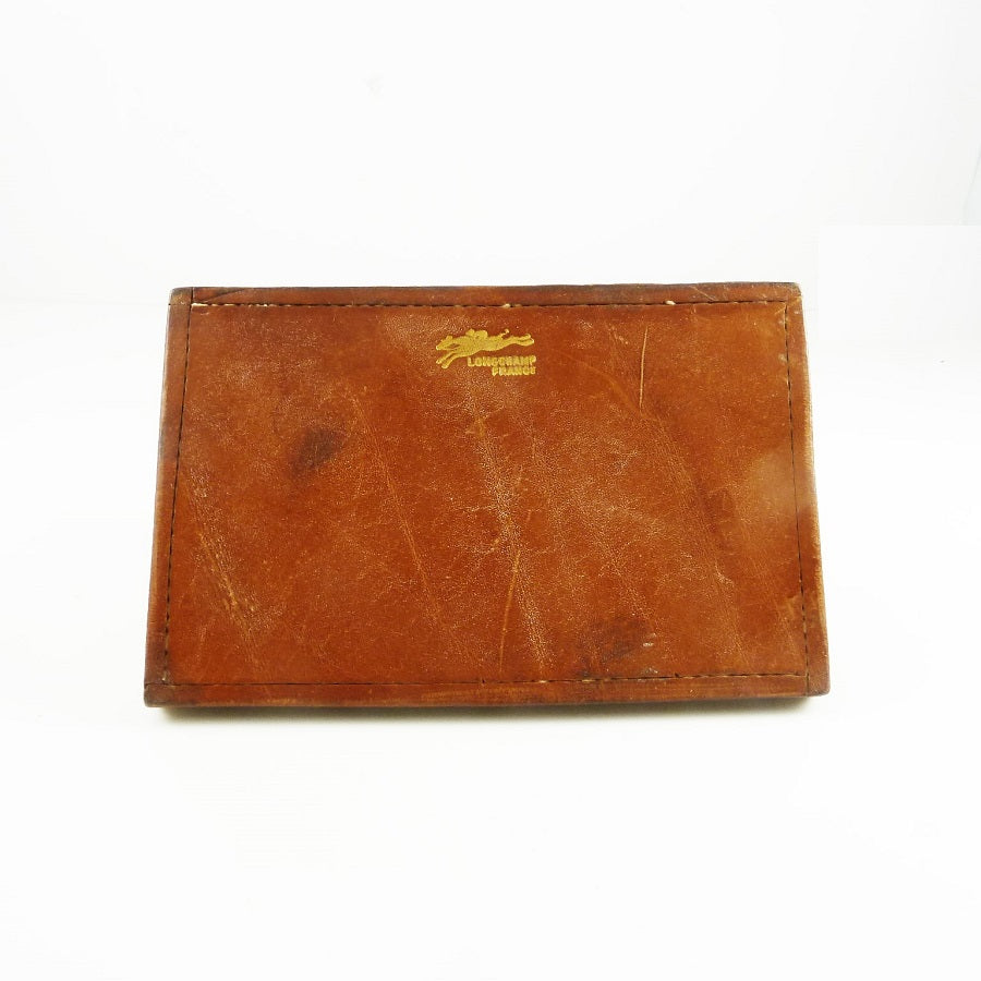 Vintage French Leather Desk Accessory - 43 Chesapeake Court Antiques