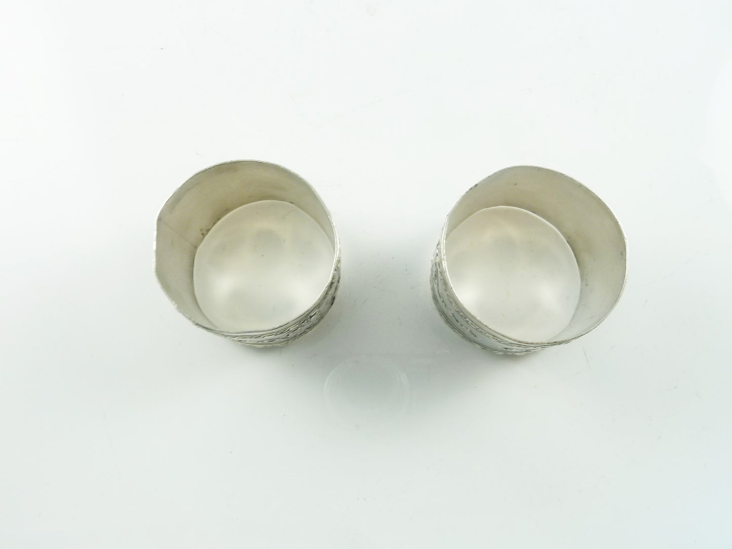 air Antique French Sterling Silver Napkin Rings, Louis XVI - 43 Chesapeake Court Antiques