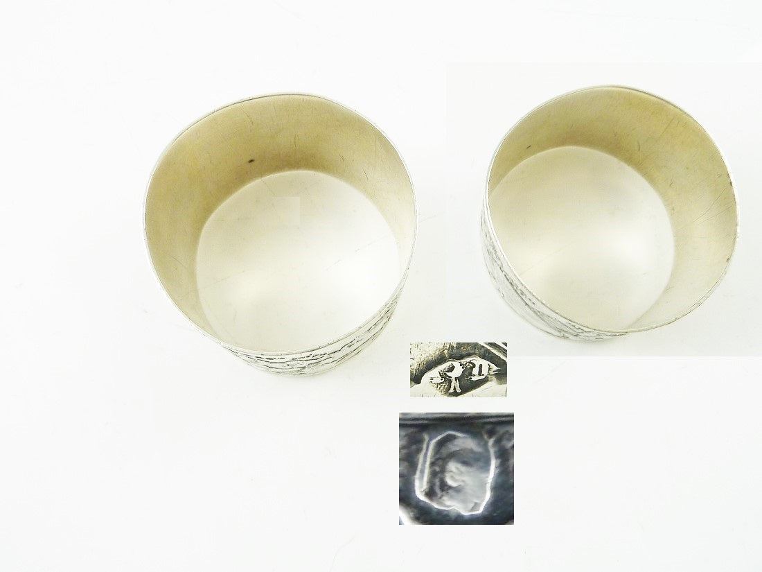 Hallmarks on French Sterling Silver Napkin Ring - 43 Chesapeake Court Antiques