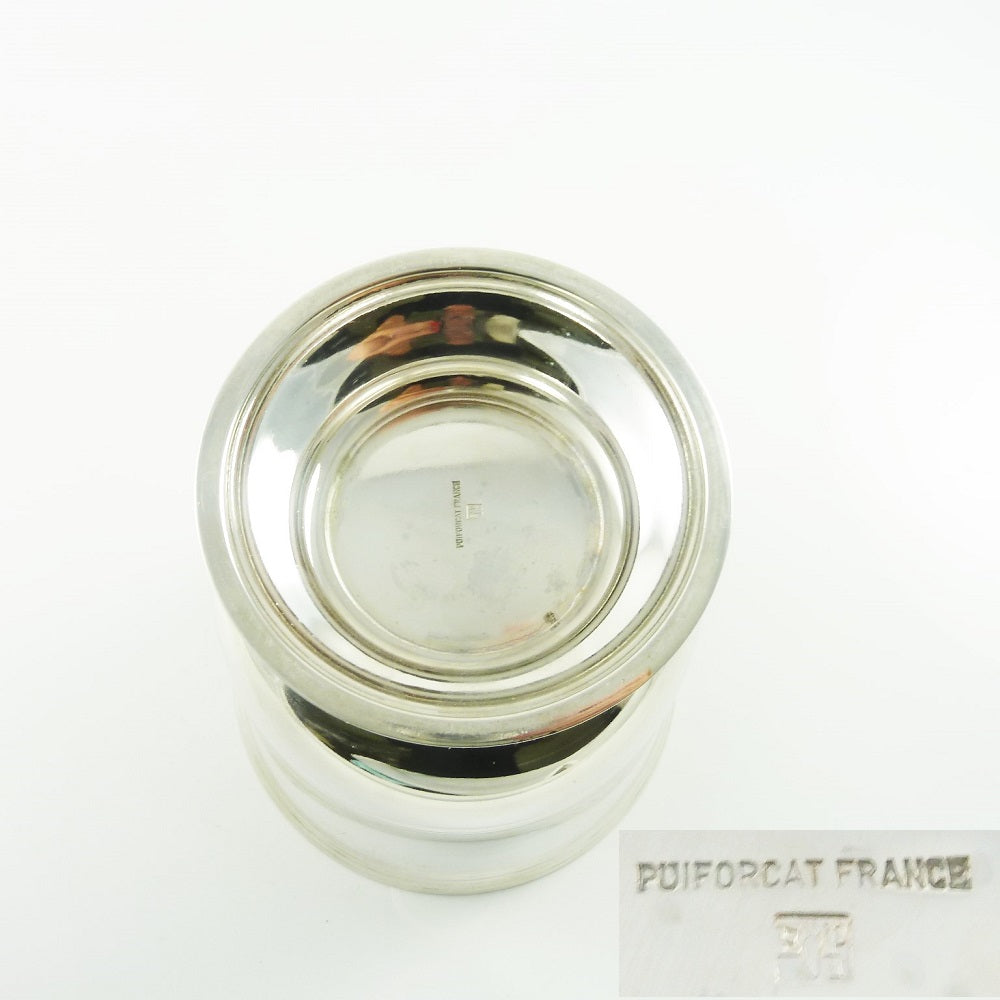 Puiforcat Silver Mark on Ice Bucket or Cooler - 43 Chesapeake Court Antiques
