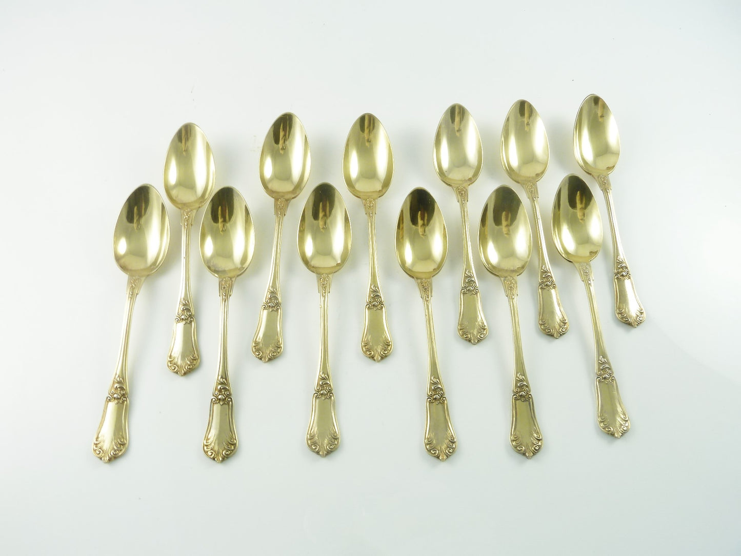 Set of 12 sterling silver coffee spoons - 43 Chesapeake Court Antiques