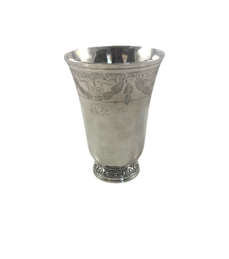 french silver bar ware cup