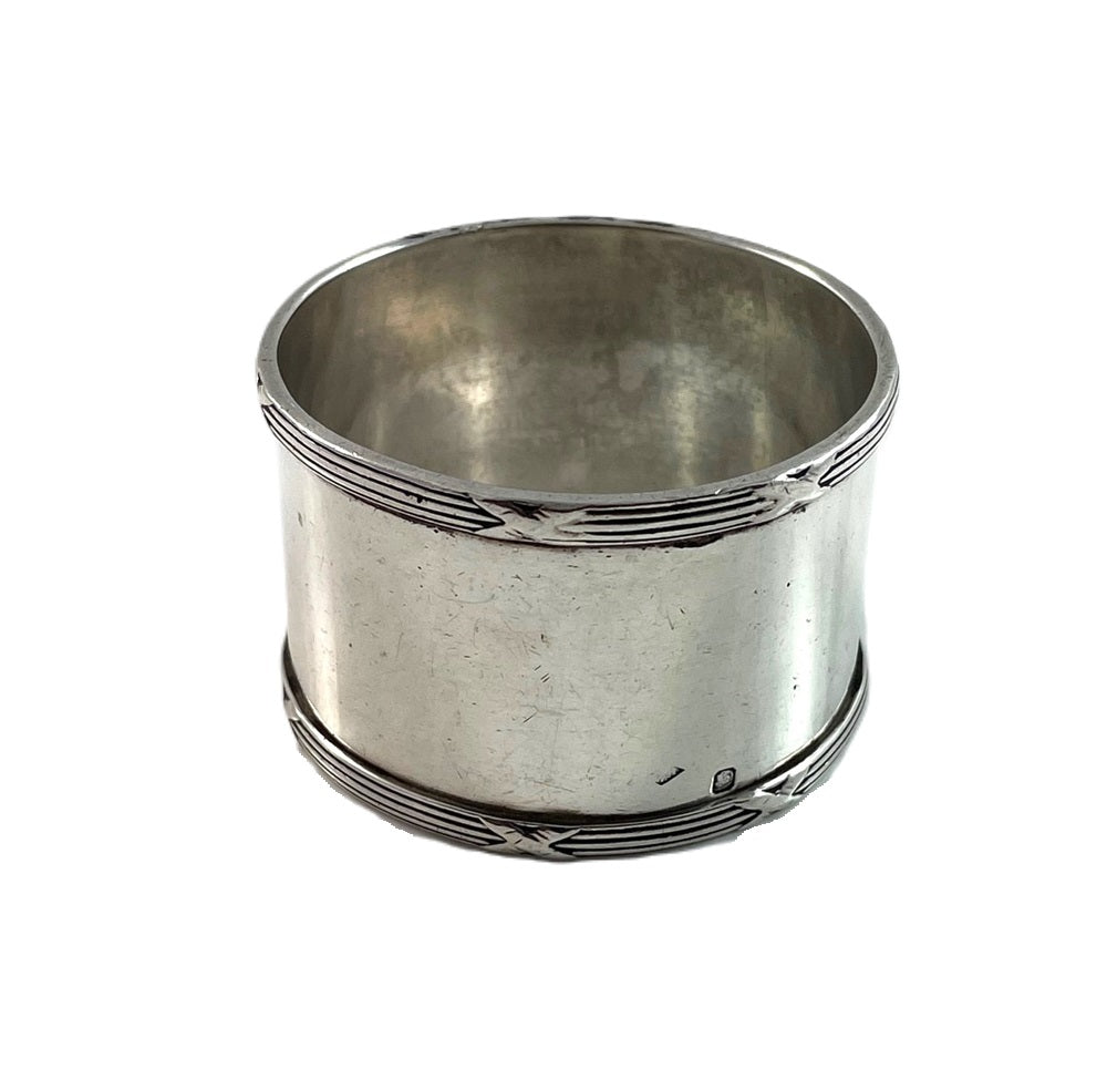  French Sterling Napkin Holder - 43 Chesapeake Court Antiuqes