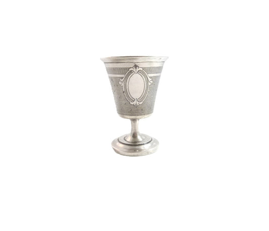 Antique French Sterling Silver Egg Cup - 43 Chesapeake Court Antiques 