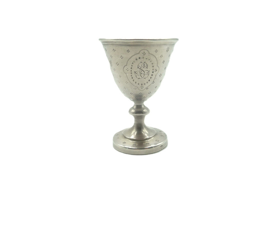 French Sterling Silver Egg Cup or Server - 43 Chesapeake Court Antiques