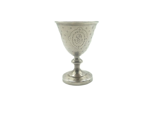 French Sterling Silver Egg Cup or Server - 43 Chesapeake Court Antiques