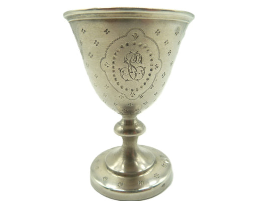 French Sterling Silver Egg Cup -43 Chesapeake Court Antiques