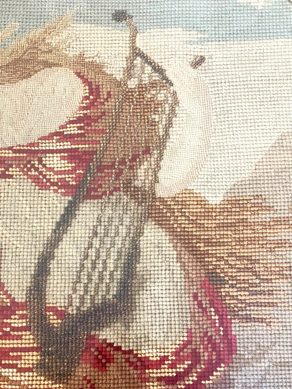 Angel Needlework Tapestry Needlepoint -43 Chesapeake Court Antiques