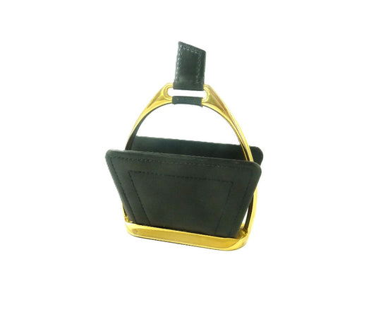 Longchamp, Paris stirrup shaped letter holder
