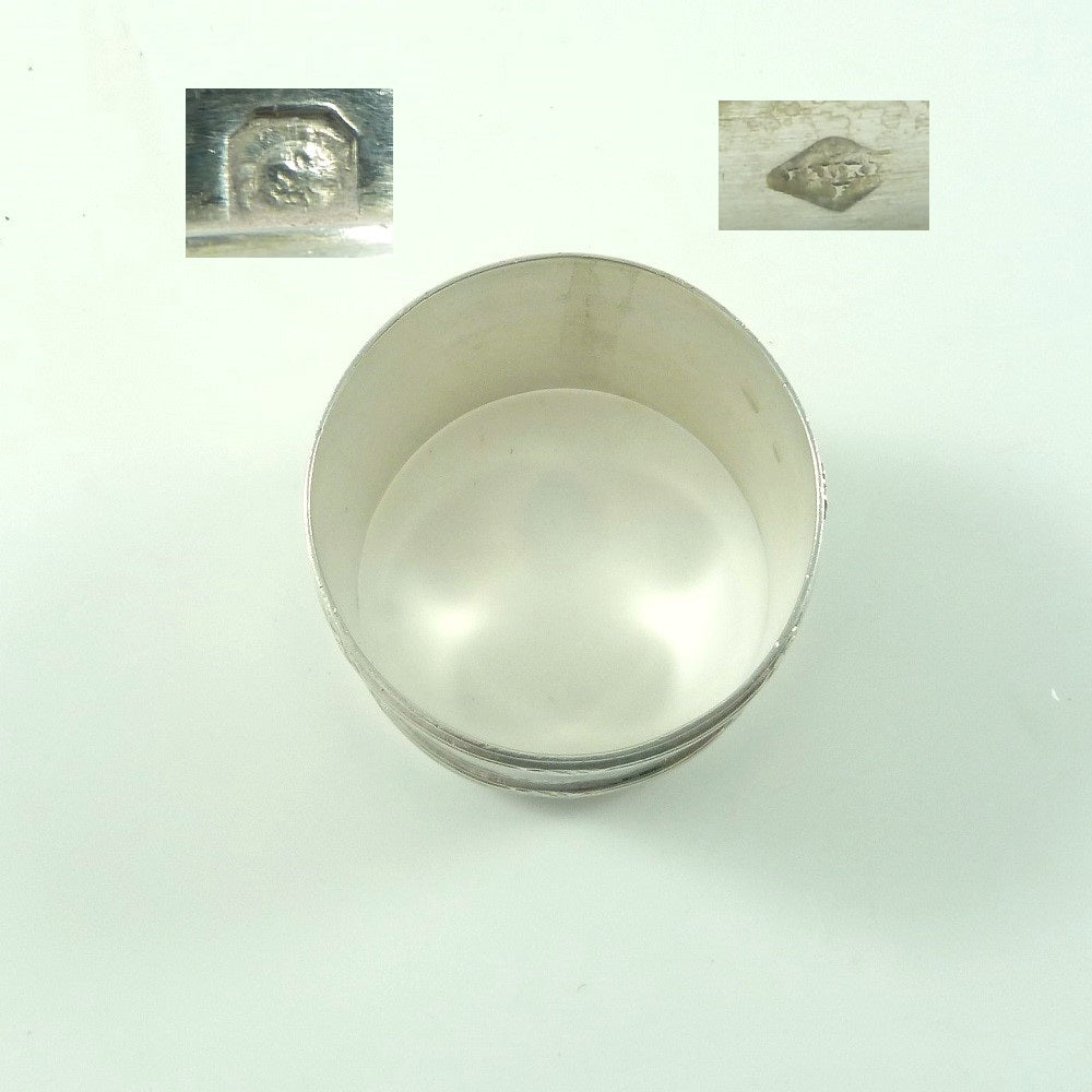 950 sterling silver napkin rings -  43 Chesapeake Court Antiques
