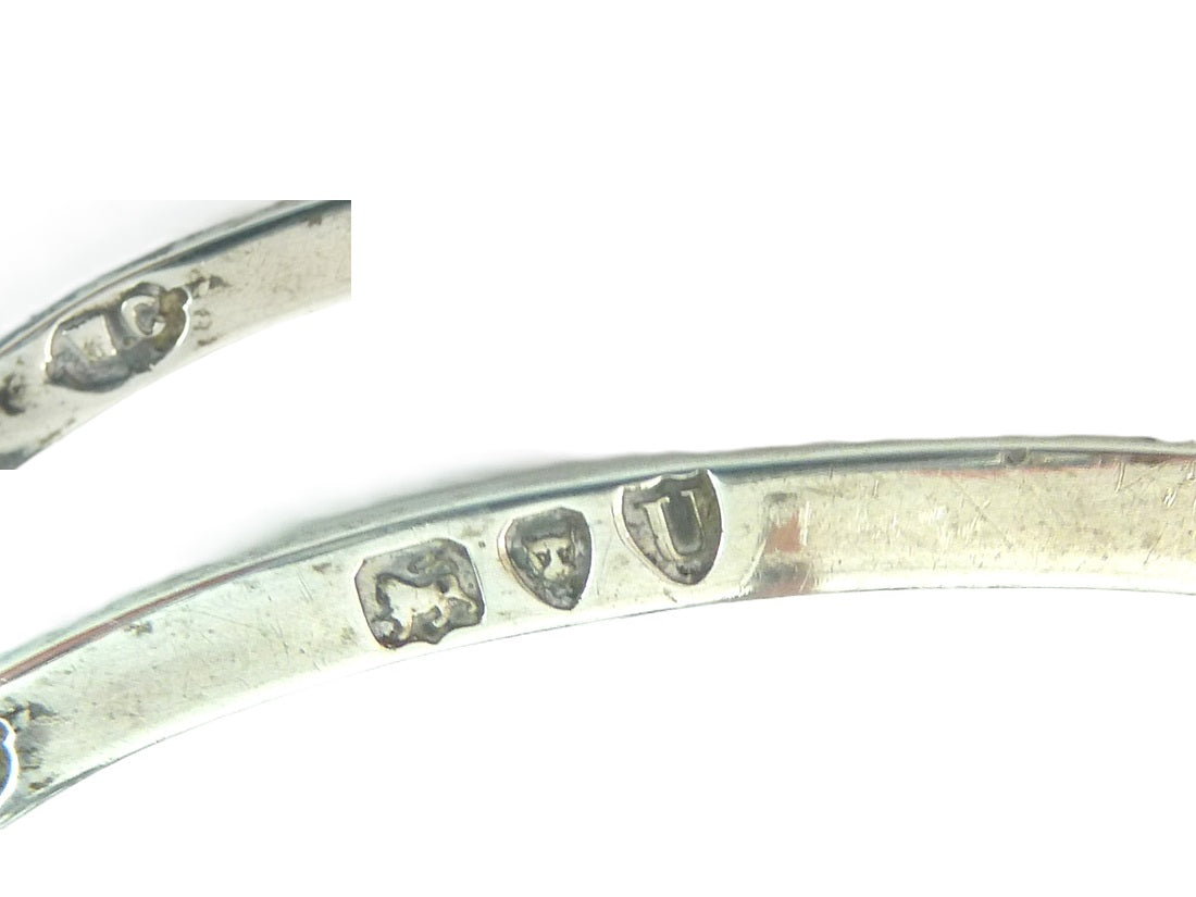 Hallmarked English Silver Menu Holder - 43 Chesapeake Court Antiques