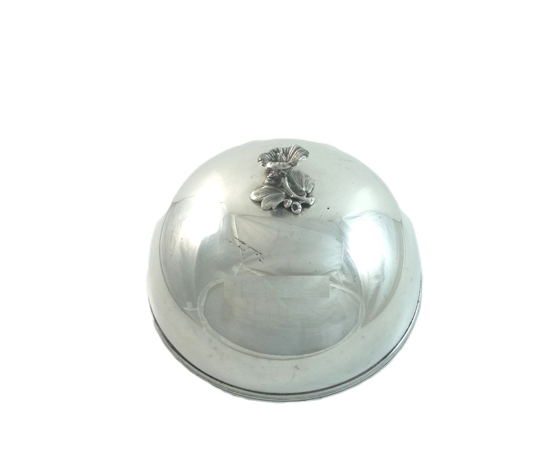  Christofle Silver Plate Food Dome, French Cloche- 43 Chesapeake Court  Antiques