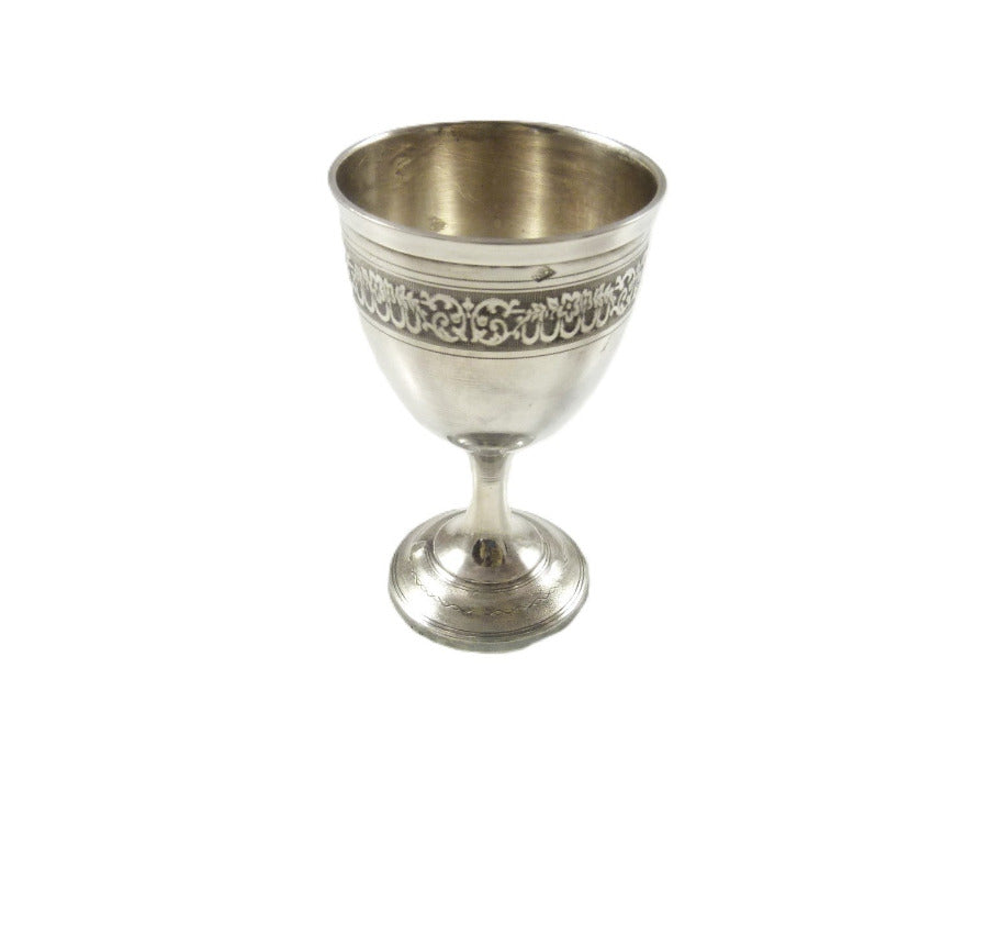 Antique French Sterling Silver Egg Cup 