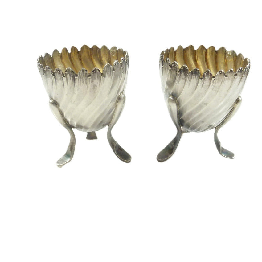 Antique French Egg Cups-Rococo Style