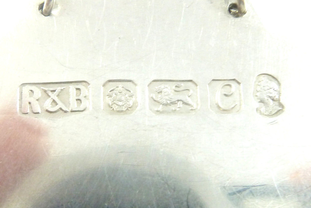 Hallmarks on English Silver Decanter Ticket