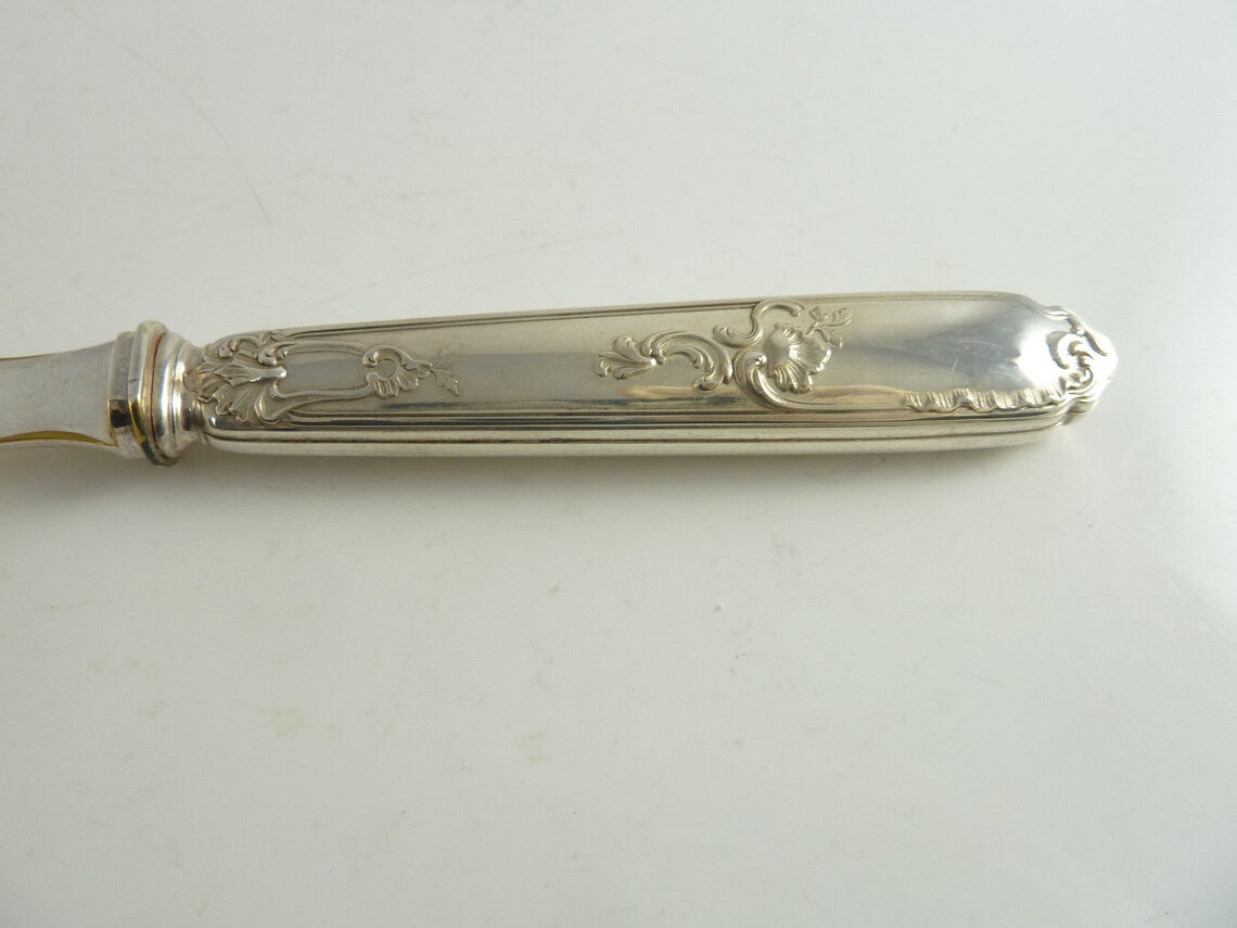 Silver French Cheese Knife or Server - 43 Chesapeake Court Antiques