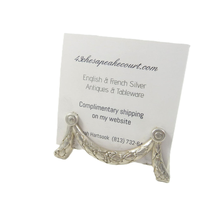 art deco christofle menu or place card holder | 43 chesapeake court 