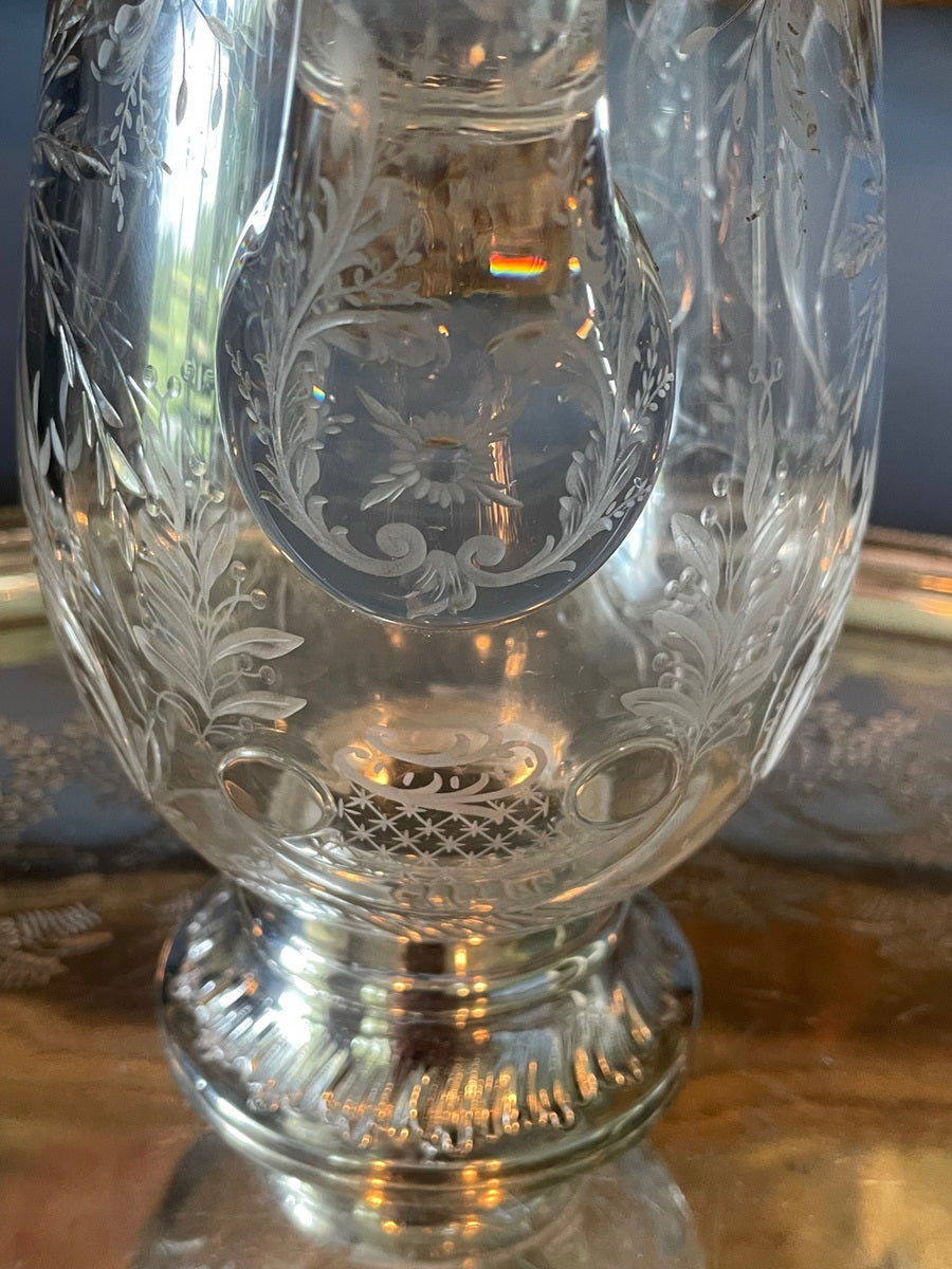Sterling Silver Claret Jug, 19th C French - 43 Chesapeake Court Antiques