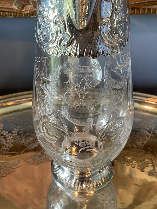 Sterling Silver Claret Jug, 19th C French 43 Chesapeake Court Antiques