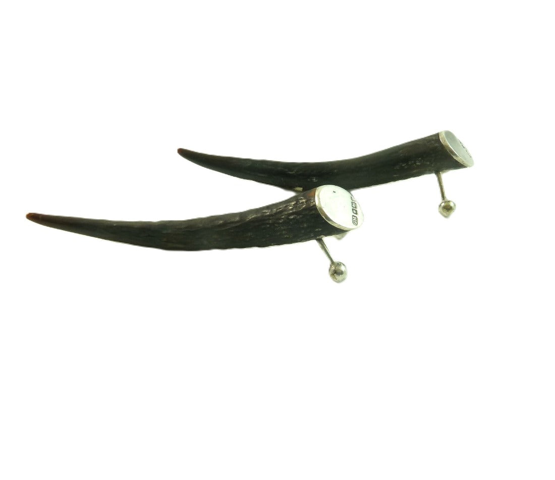 Sterling Silver Knife Rests, English Victorian  - 43 Chesapeake Court Antiques