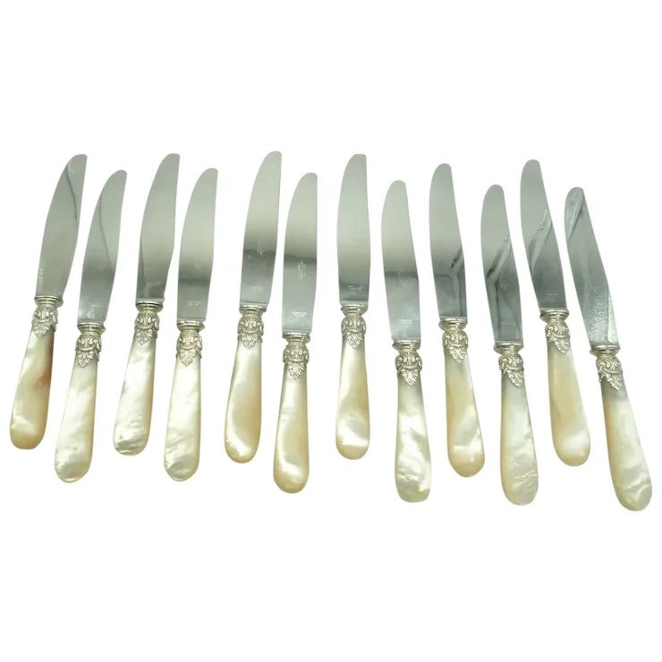 Antique Silver Knives Flatware - 43 Chesapeake Court Antiques
