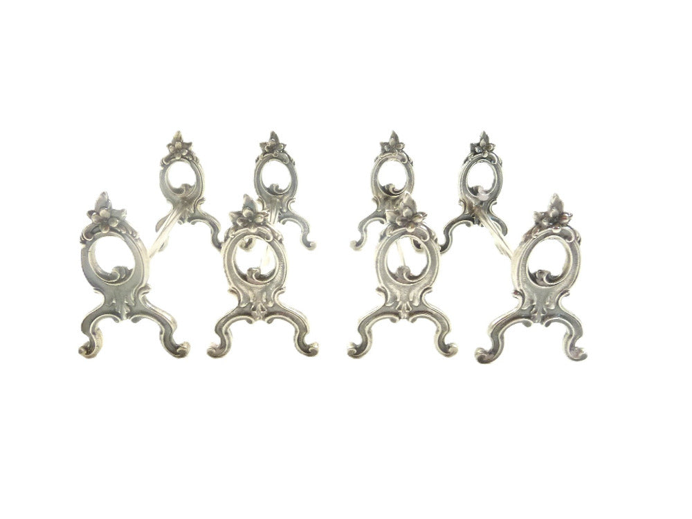 Set of 6 French silver knife rests - 43 Chesapeake Court 