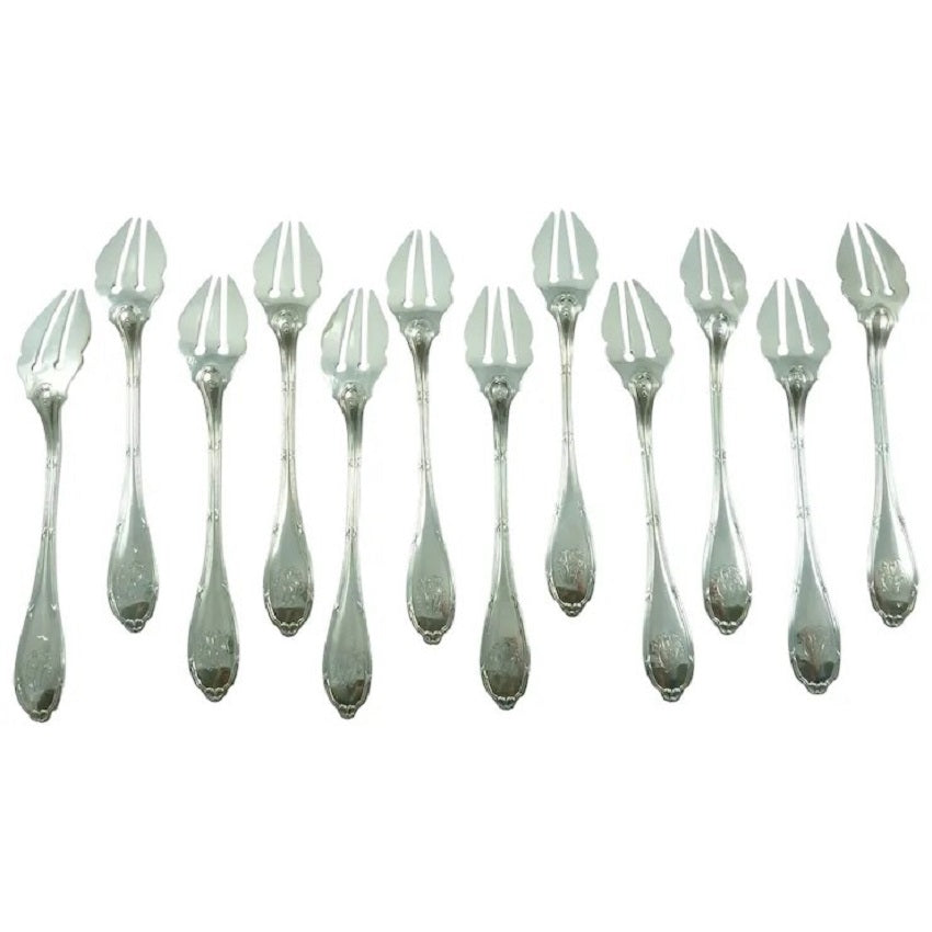 Sterling Silver Fish Service Flatware - 43 Chesapeake Court 