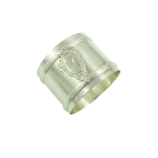 French Sterling Silver Napkin Ring, Antique  - 43 Chesapeake Court Antiques