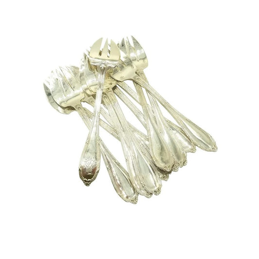 Antique French Sterling Silver Cocktail, Oyster Forks - 43 Chesapeake Court Antiques