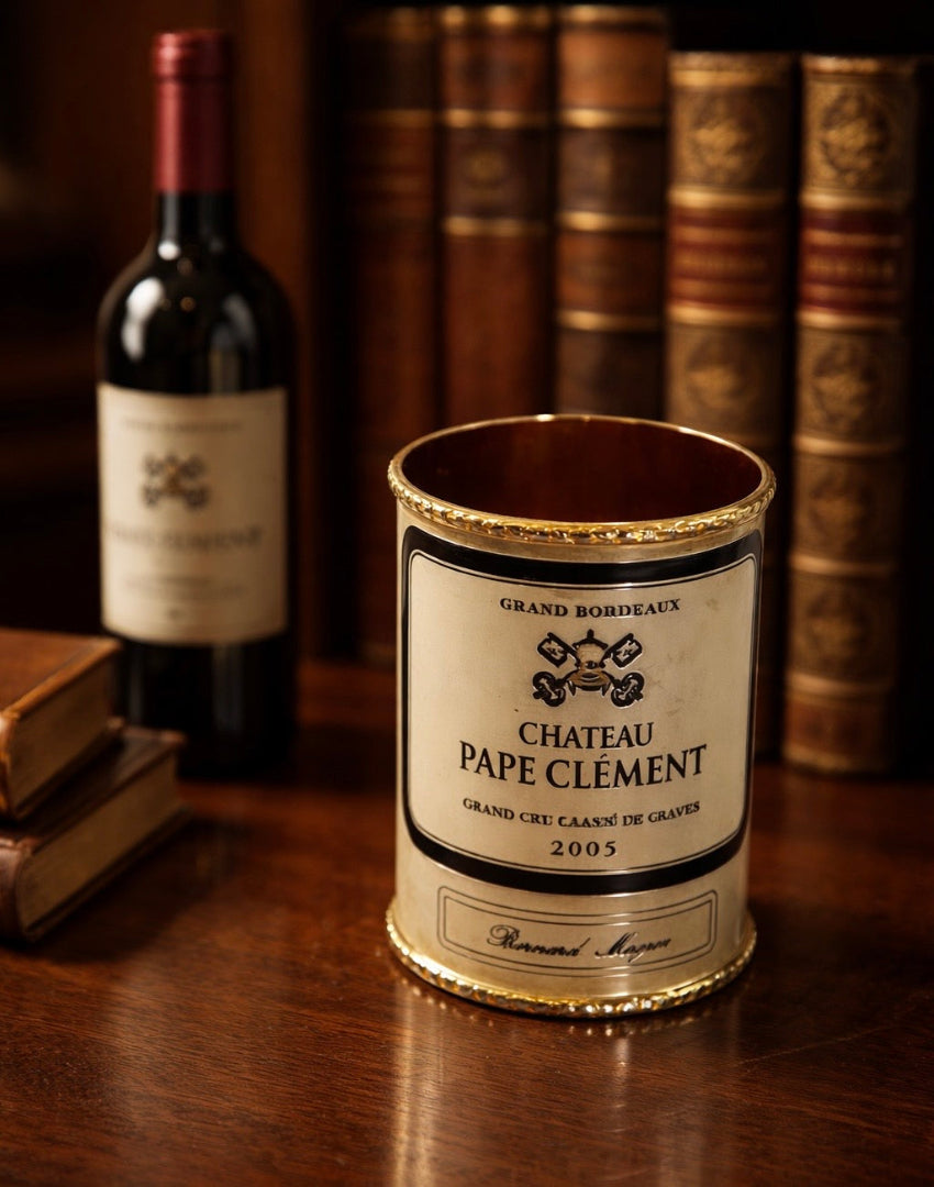 French Bordeaux Bottle Cover - French Wine Bottle Sleeve -  43 Chesapeake Court Antiques 