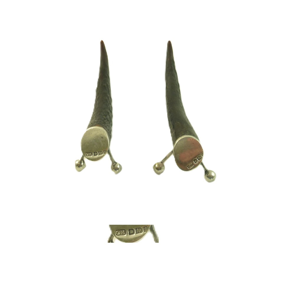 Sterling Silver Knife Rests, English Victorian - 43 Chesapeake Court Antiques